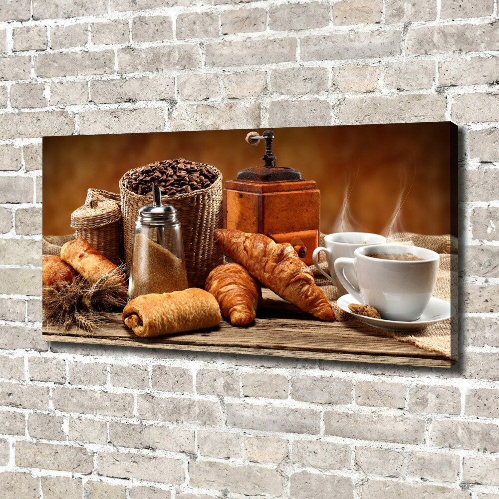 Tableau toile imprimée Petit déjeuner