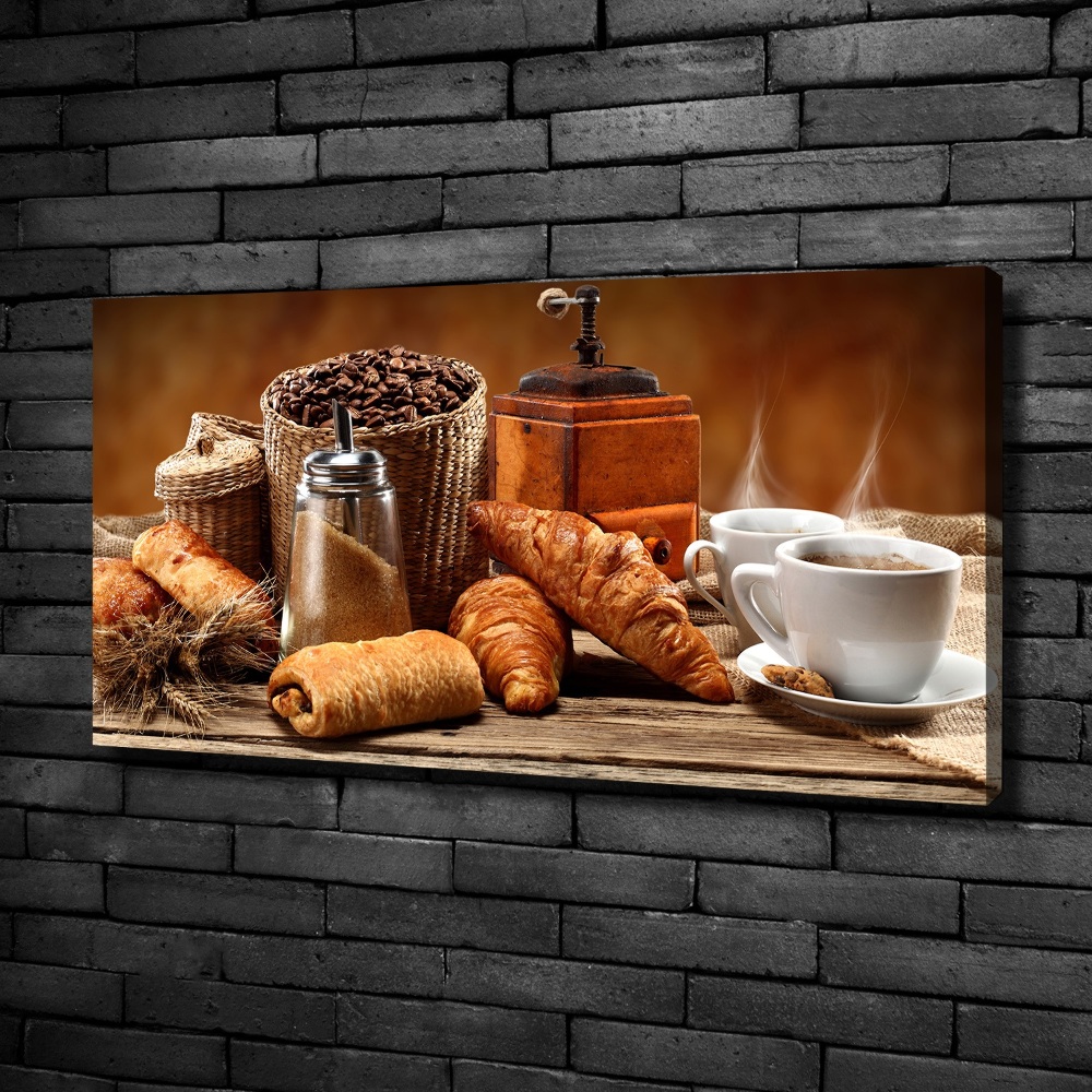 Tableau toile imprimée Petit déjeuner