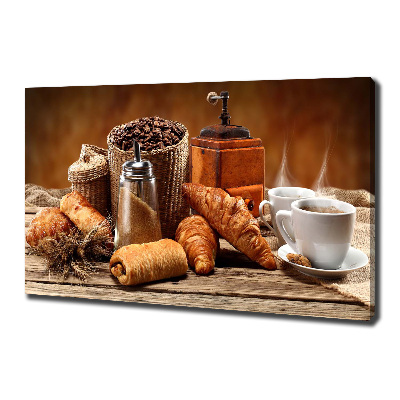 Tableau toile imprimée Petit déjeuner