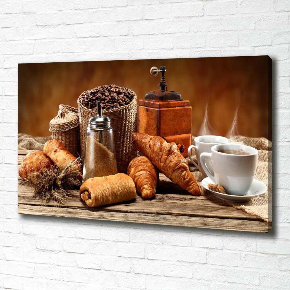 Tableau toile imprimée Petit déjeuner