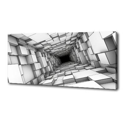 Tableau imprimé sur toile Tunnel en forme de cube