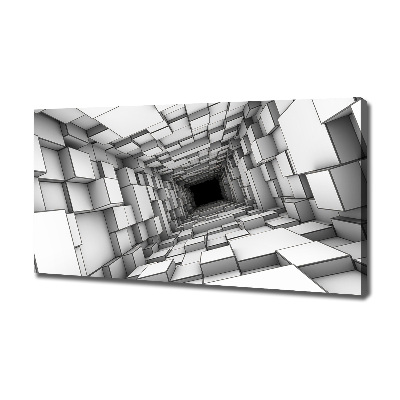 Tableau imprimé sur toile Tunnel en forme de cube