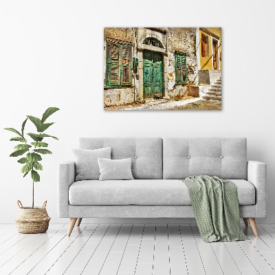 Tableau mural sur toile Rues grecques