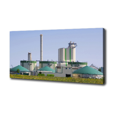 Tableau mural sur toile Usine de biogaz