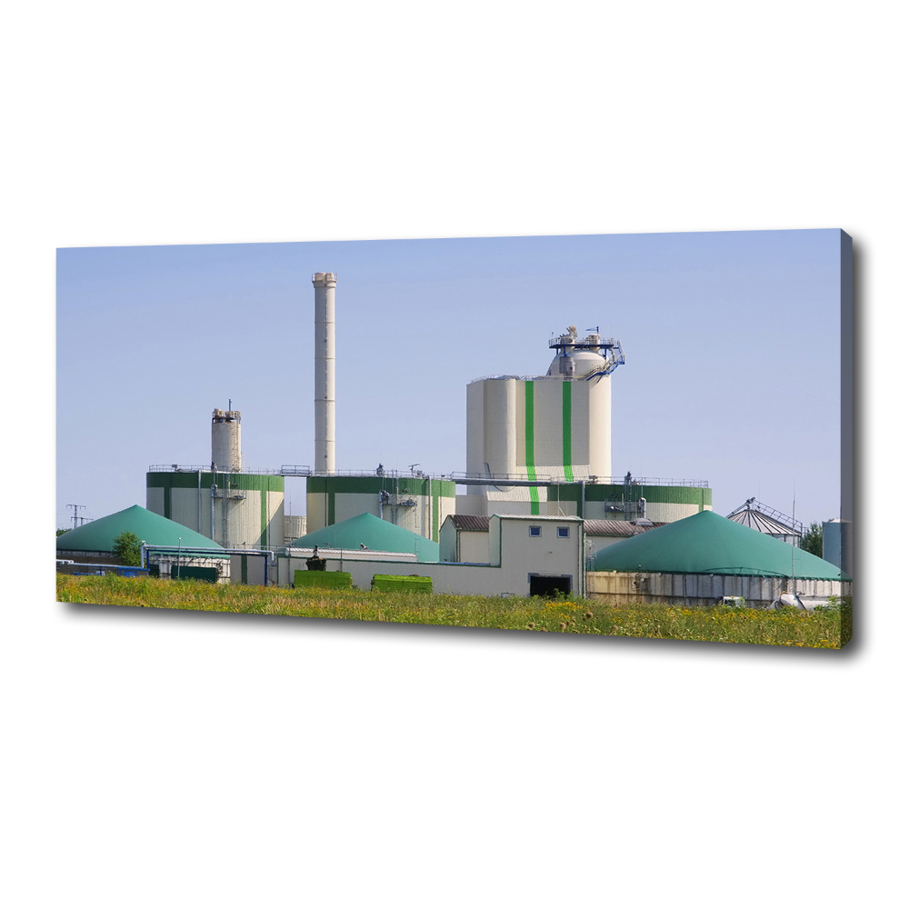 Tableau mural sur toile Usine de biogaz