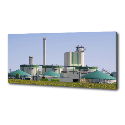 Tableau mural sur toile Usine de biogaz