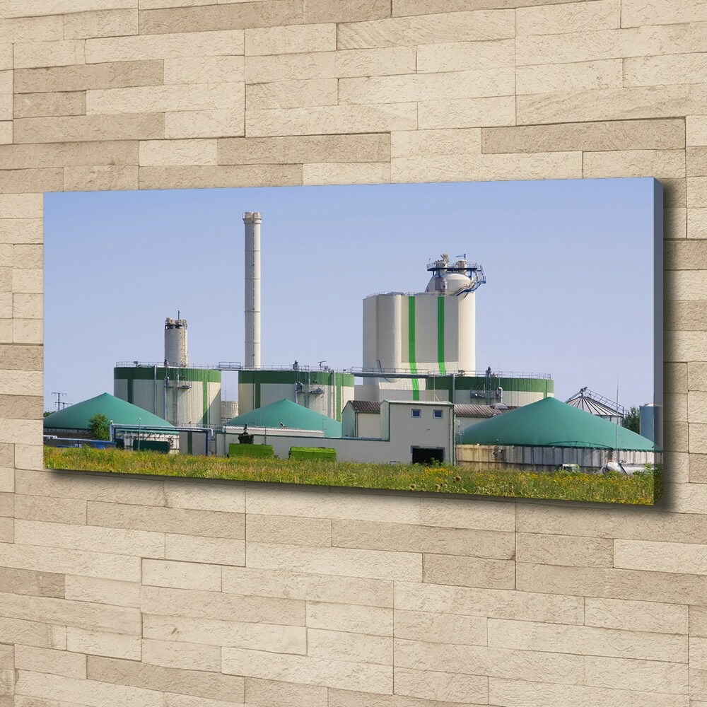 Tableau mural sur toile Usine de biogaz