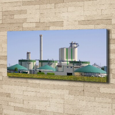 Tableau mural sur toile Usine de biogaz