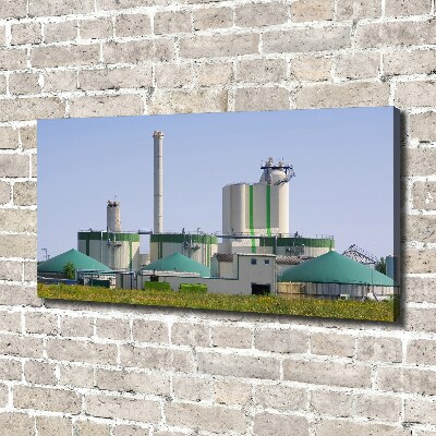 Tableau mural sur toile Usine de biogaz