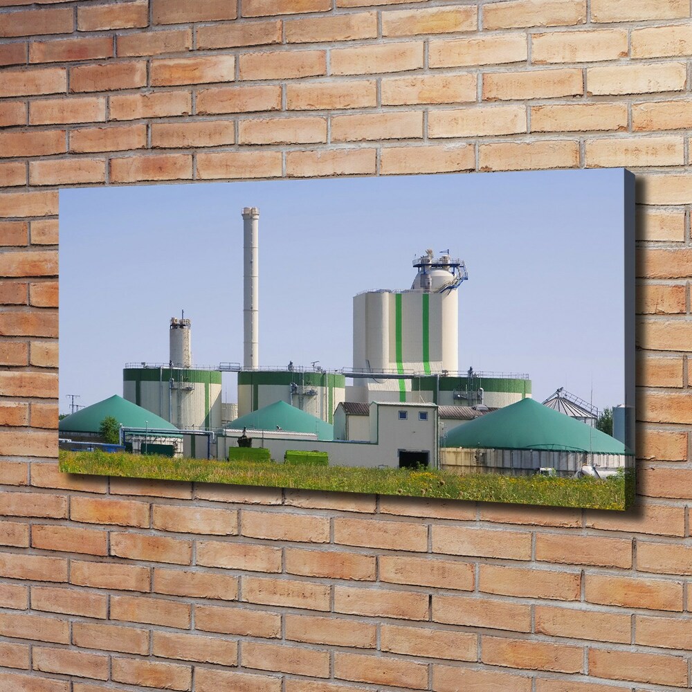 Tableau mural sur toile Usine de biogaz