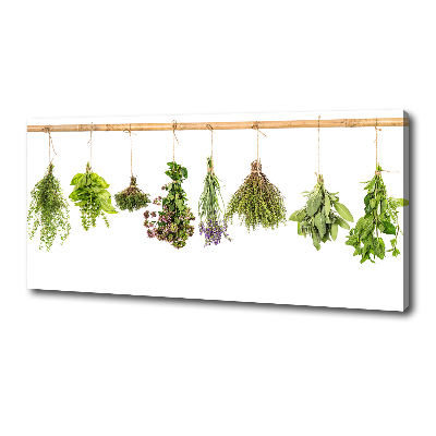 Tableau photo sur toile Herbes sur une ficelle