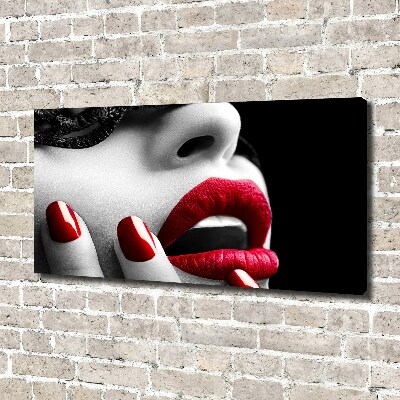 Tableau photo sur toile Masque de dentelle