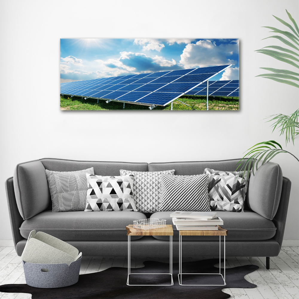 Tableau mural sur toile Batteries solaires