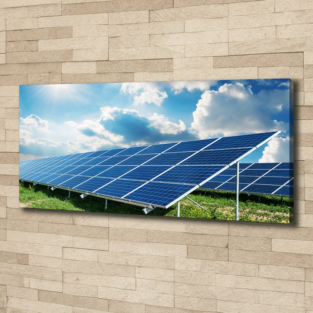 Tableau mural sur toile Batteries solaires