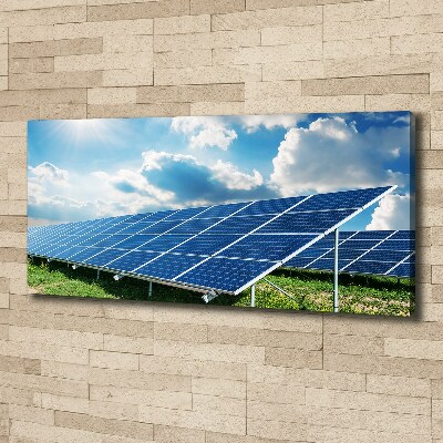 Tableau mural sur toile Batteries solaires