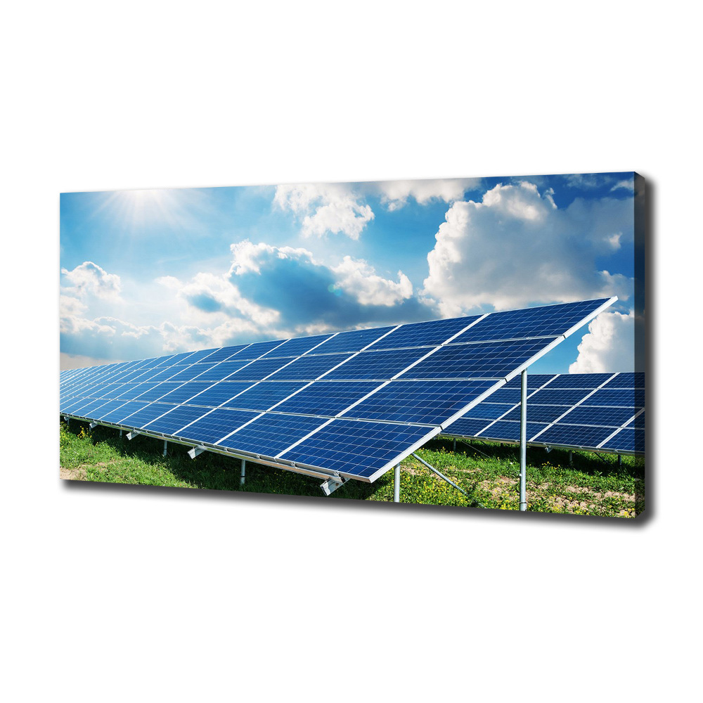 Tableau mural sur toile Batteries solaires