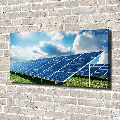 Tableau mural sur toile Batteries solaires