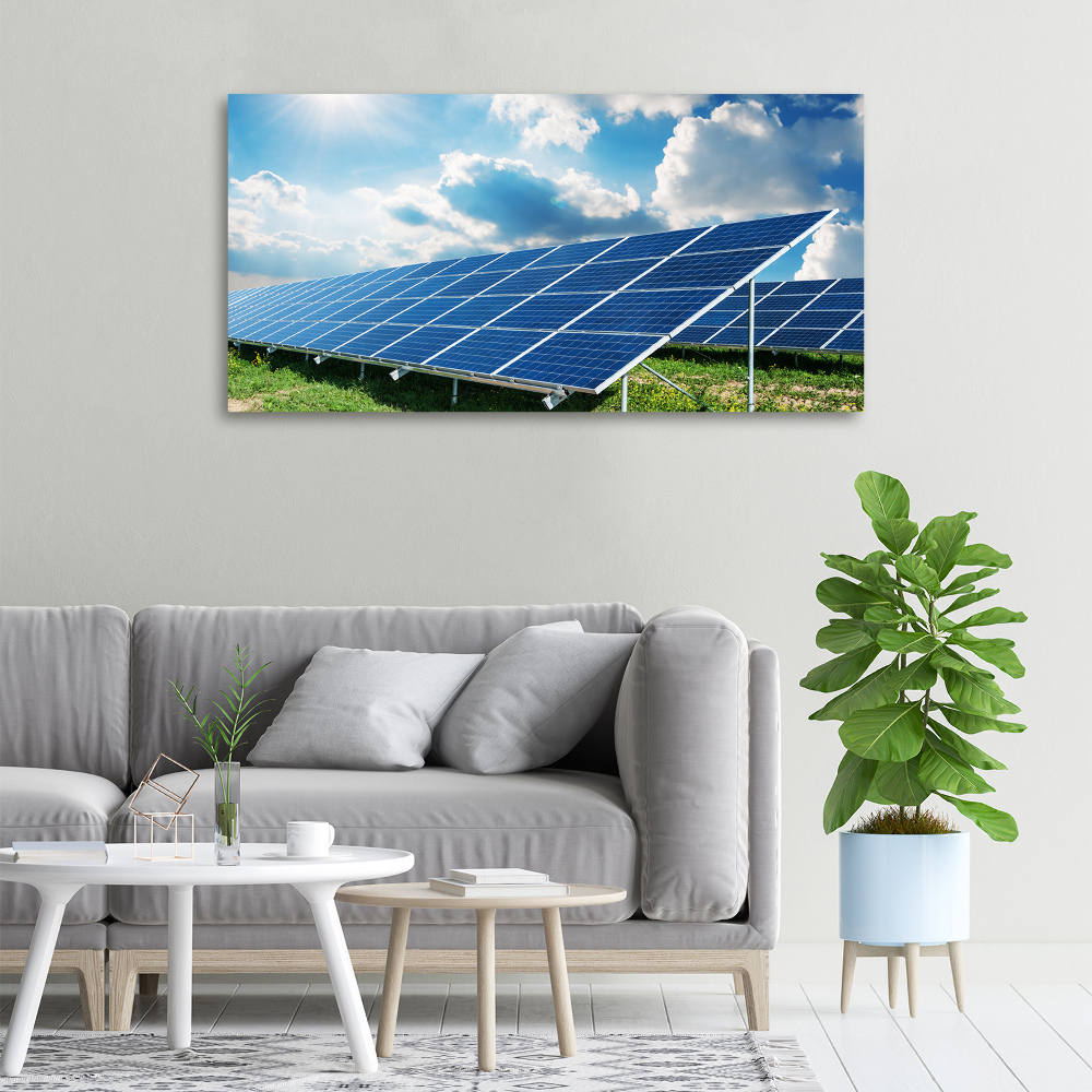 Tableau mural sur toile Batteries solaires