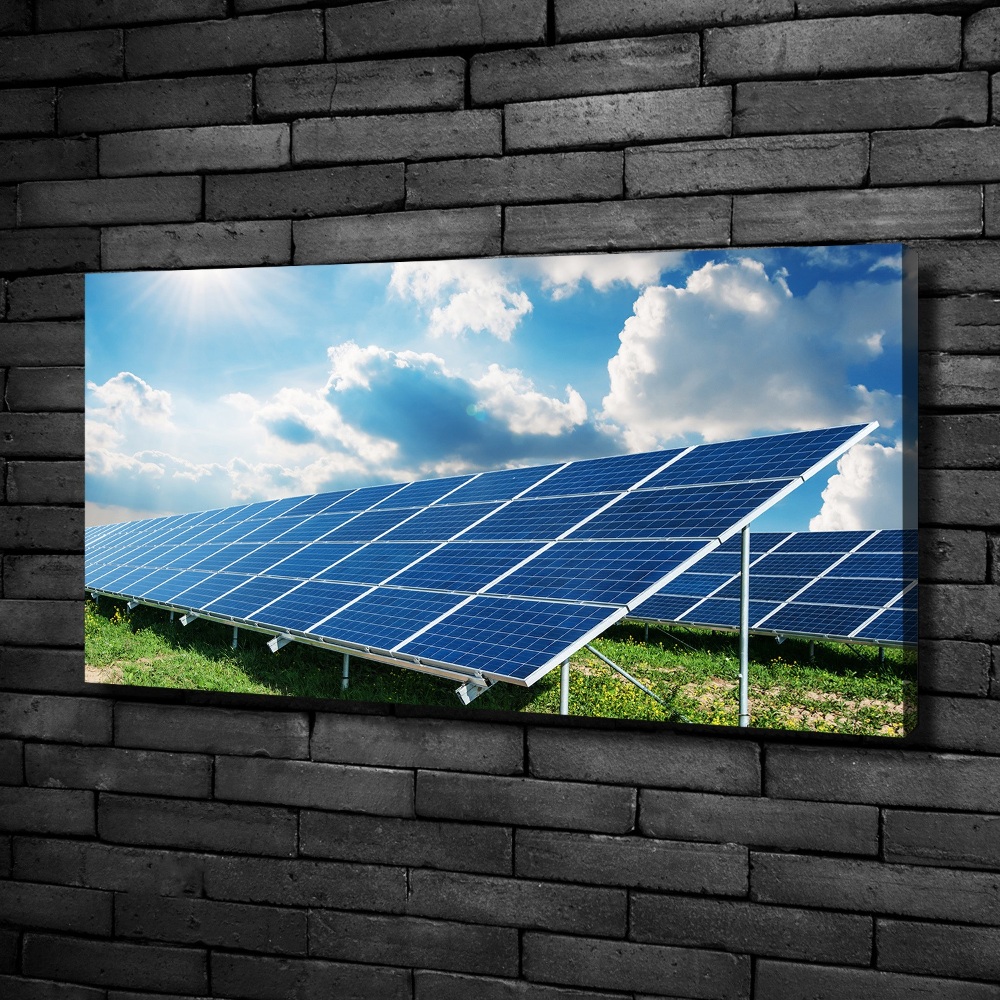 Tableau mural sur toile Batteries solaires