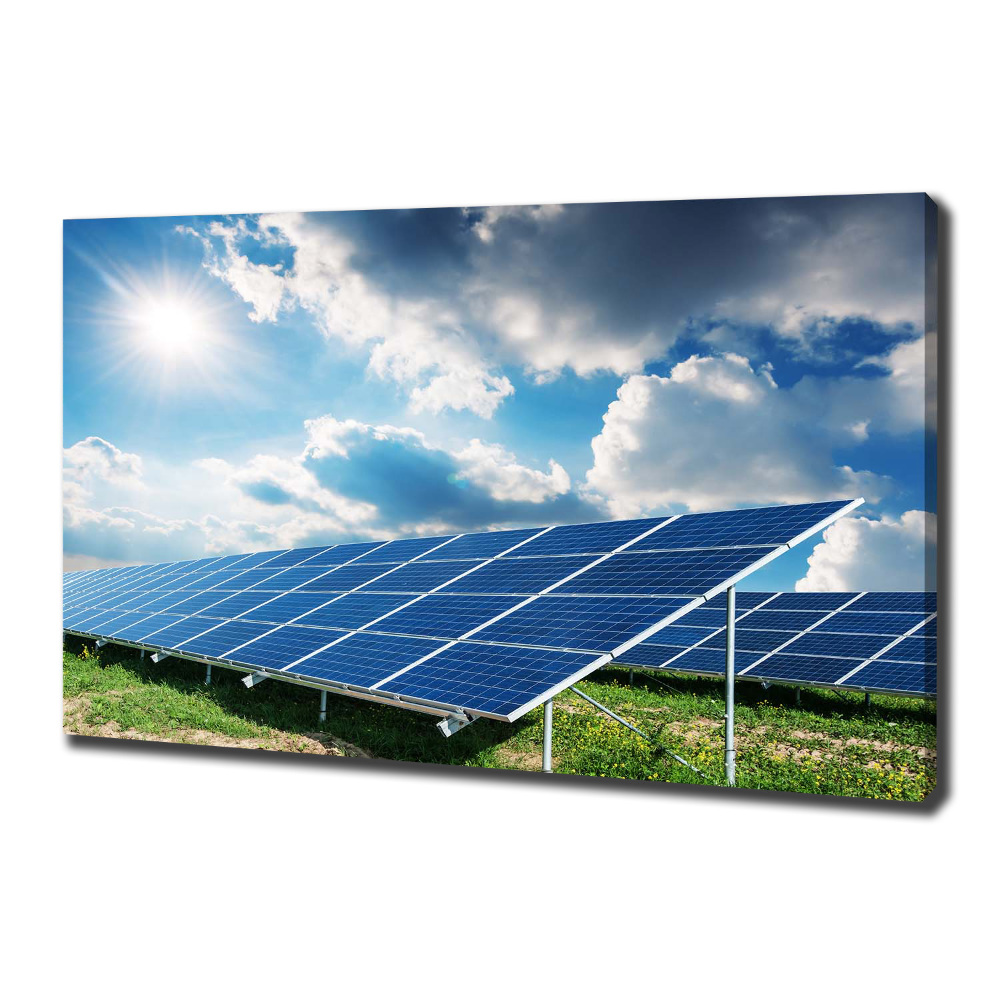 Tableau mural sur toile Batteries solaires