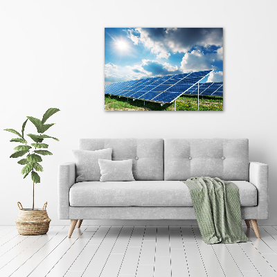 Tableau mural sur toile Batteries solaires