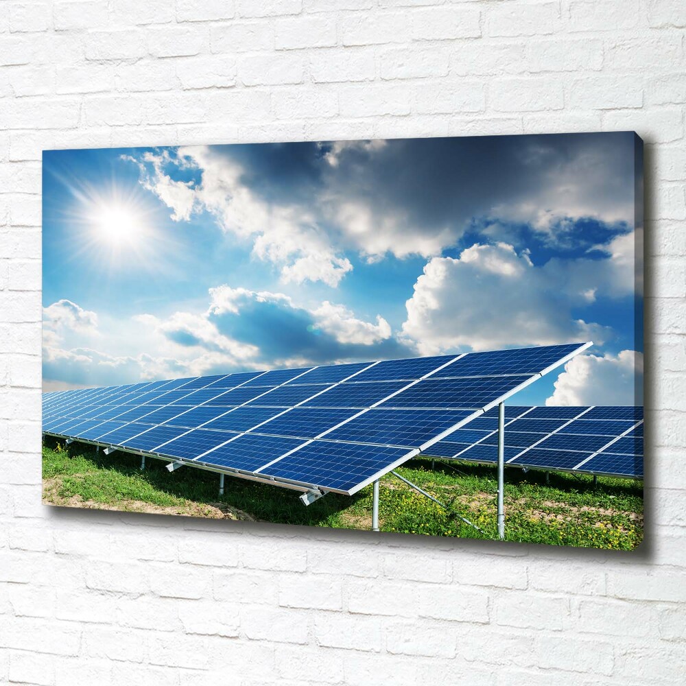 Tableau mural sur toile Batteries solaires