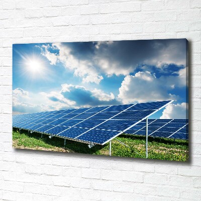 Tableau mural sur toile Batteries solaires