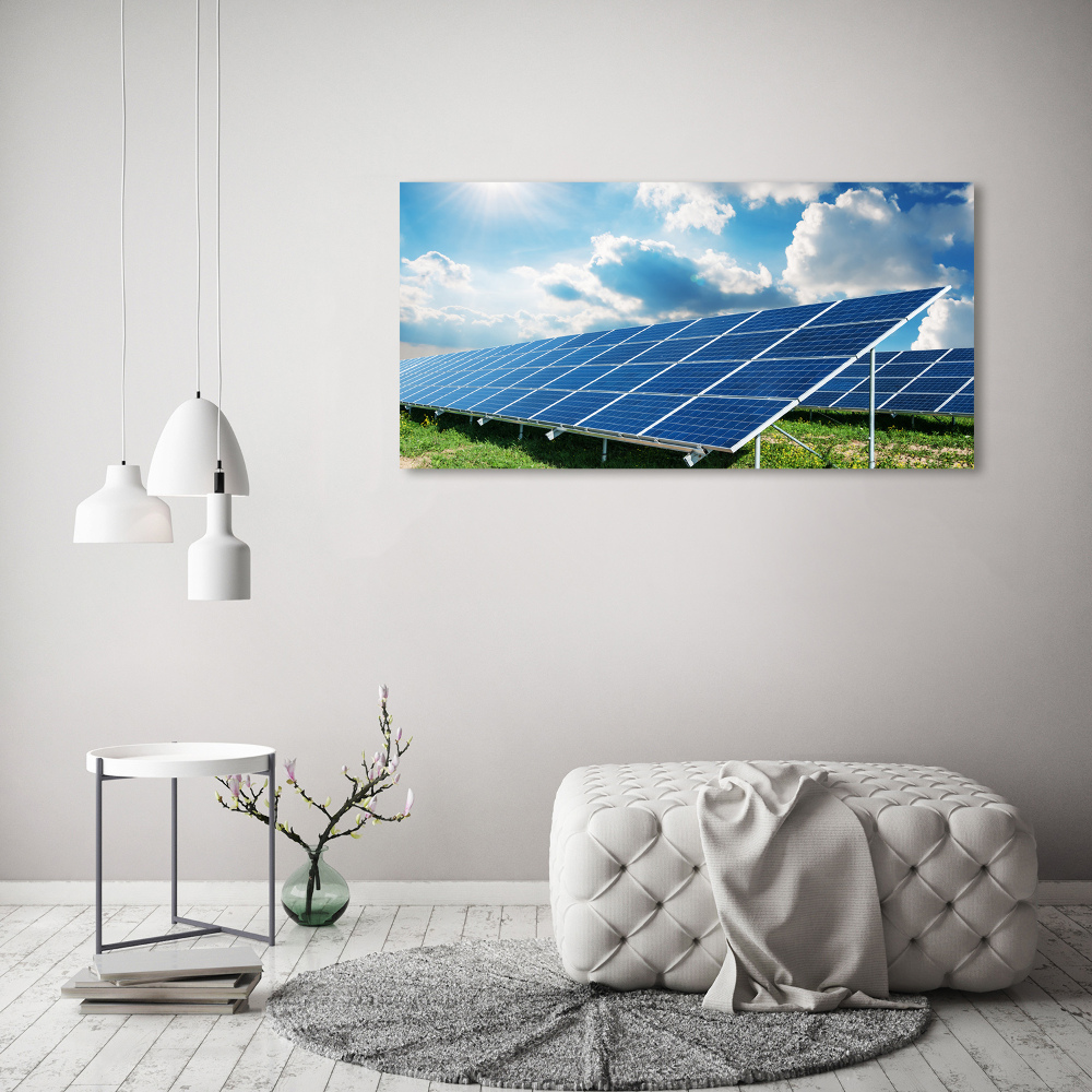 Tableau mural sur toile Batteries solaires