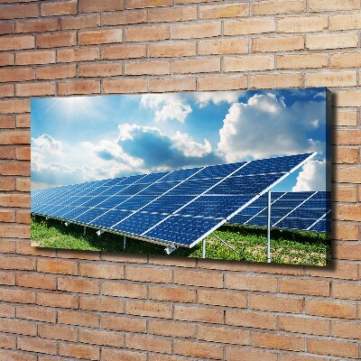 Tableau mural sur toile Batteries solaires