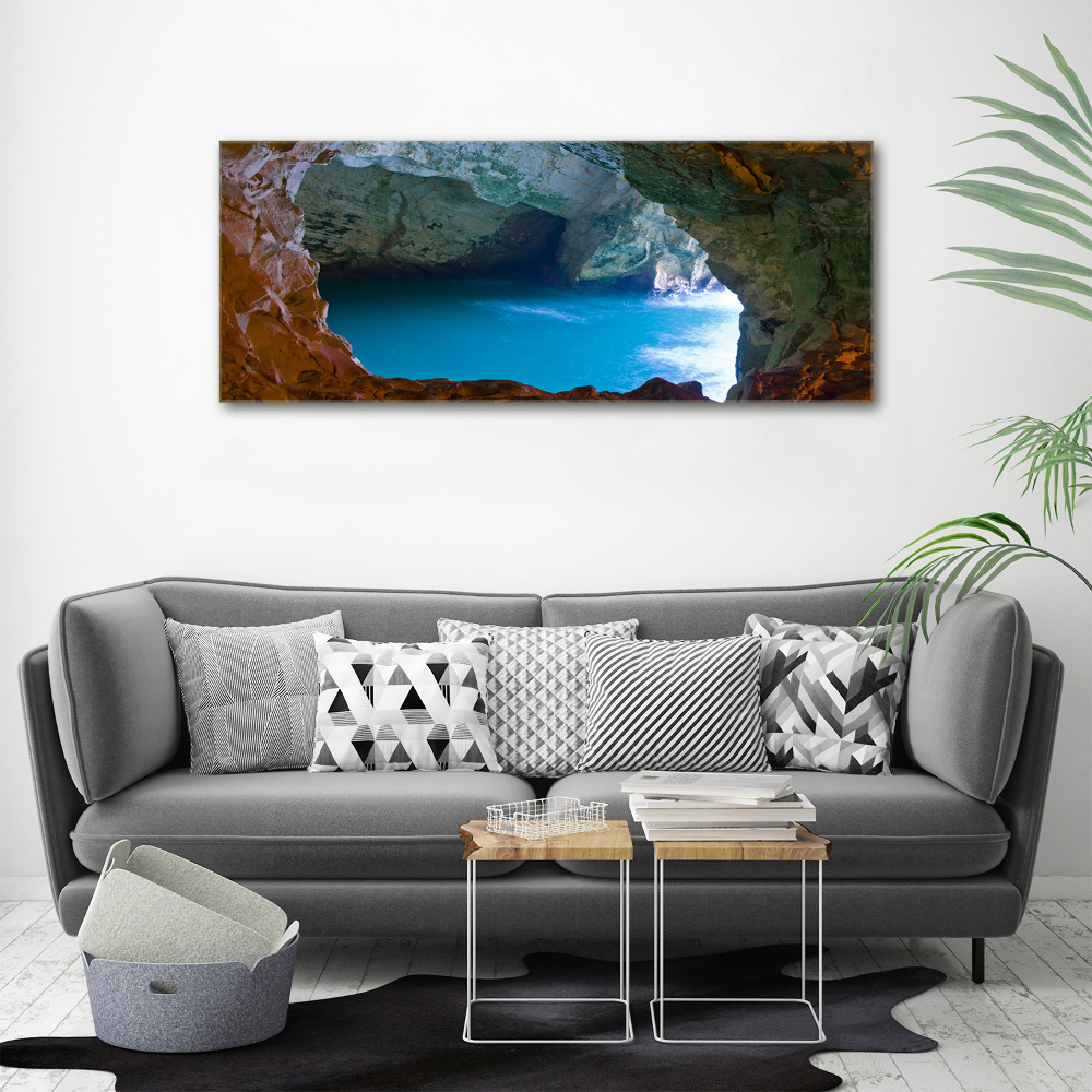 Tableau imprimé sur toile Grotte marine