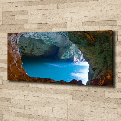 Tableau imprimé sur toile Grotte marine