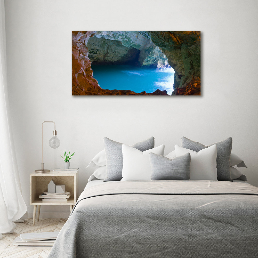 Tableau imprimé sur toile Grotte marine