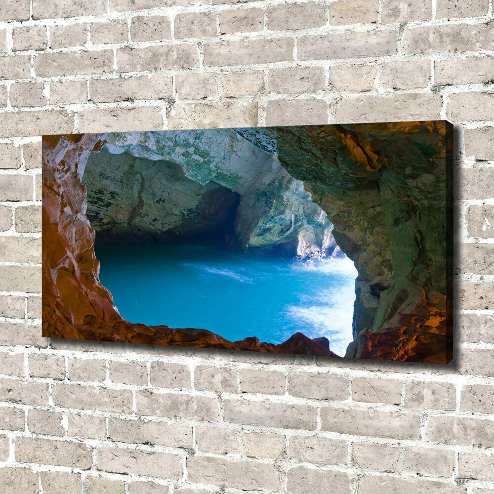 Tableau imprimé sur toile Grotte marine