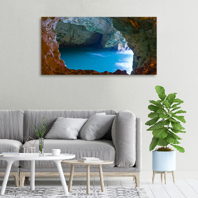 Tableau imprimé sur toile Grotte marine