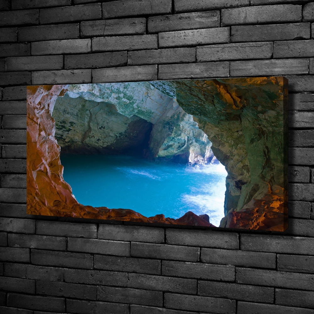 Tableau imprimé sur toile Grotte marine