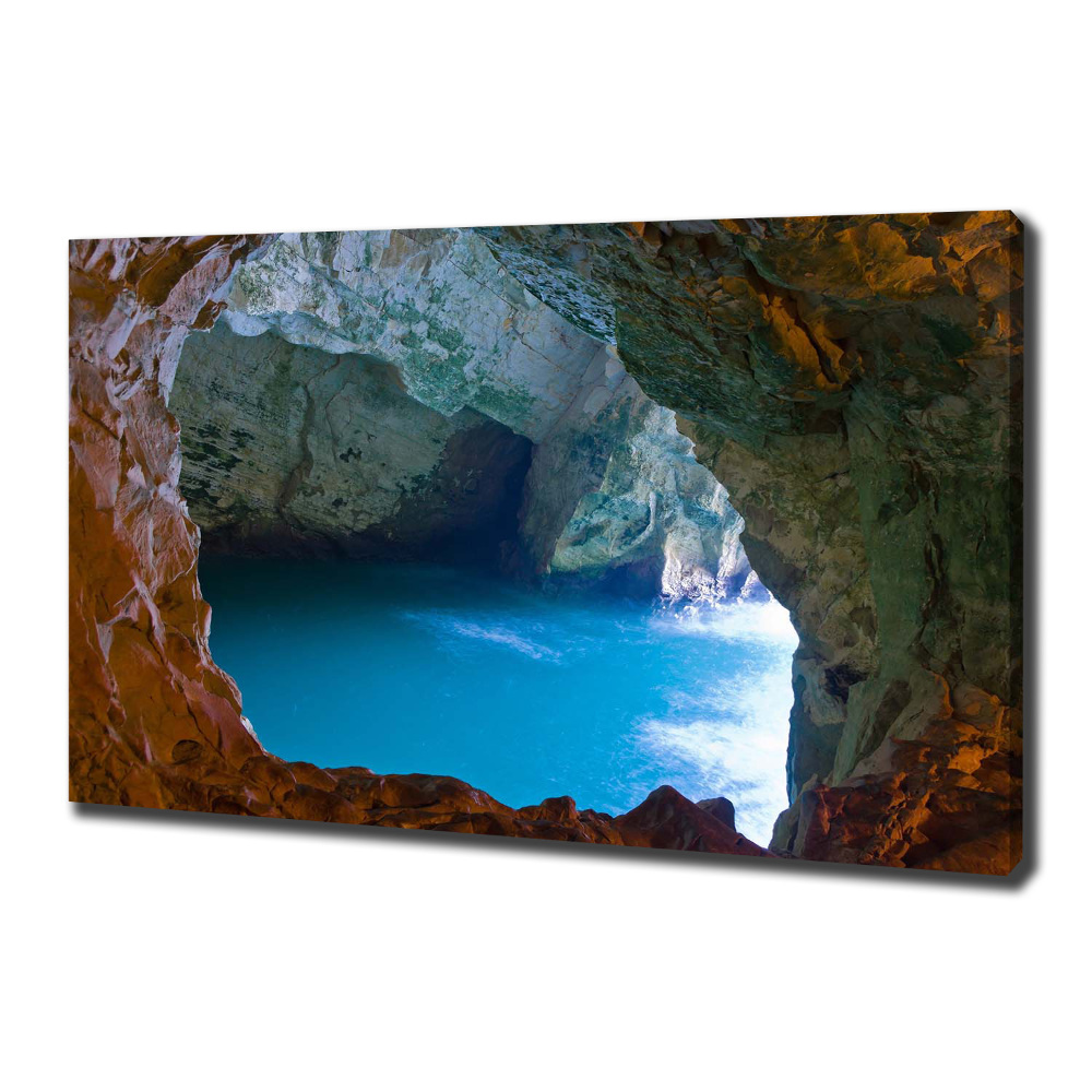 Tableau imprimé sur toile Grotte marine