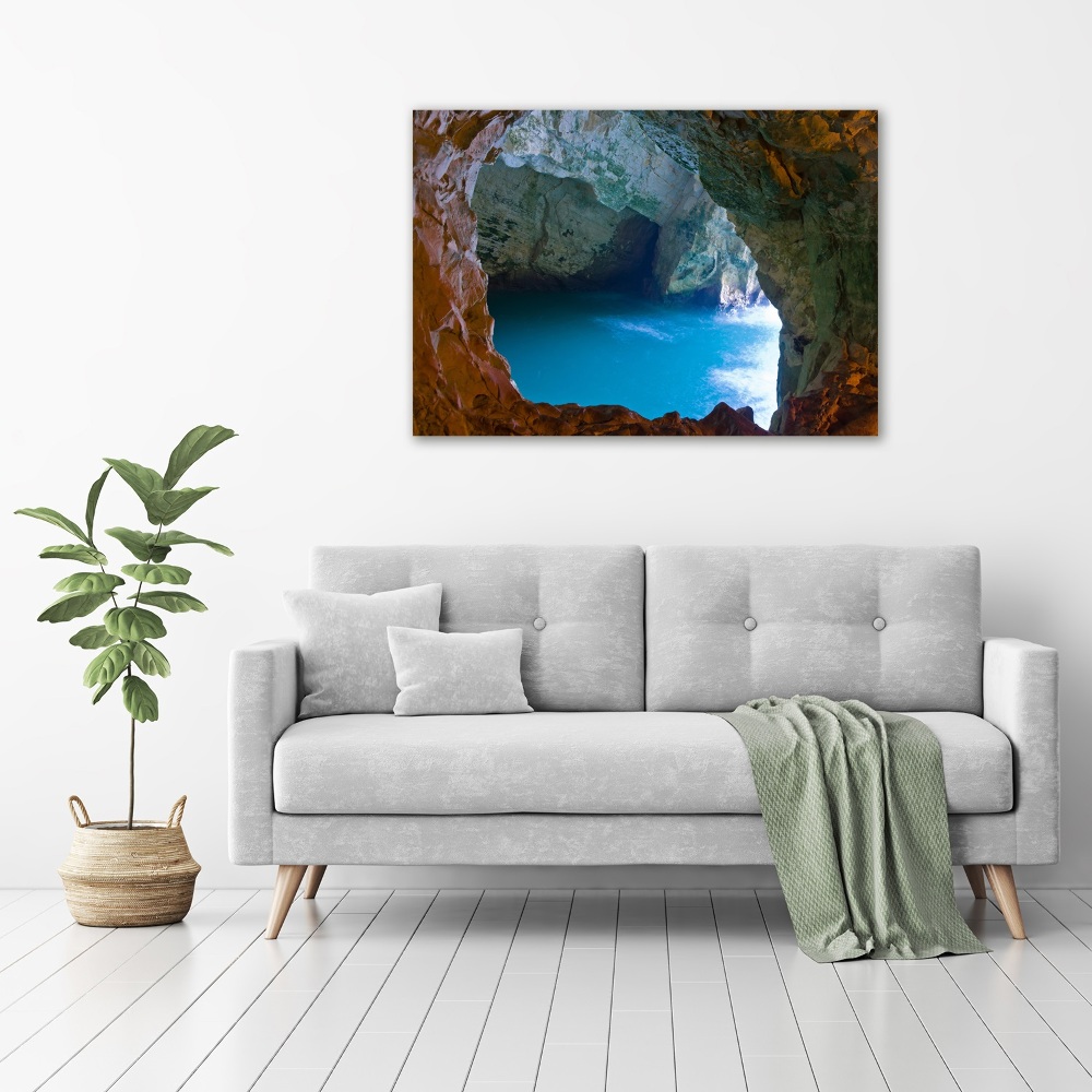 Tableau imprimé sur toile Grotte marine