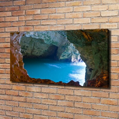 Tableau imprimé sur toile Grotte marine