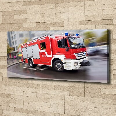 Tableau photo sur toile Camion de pompiers