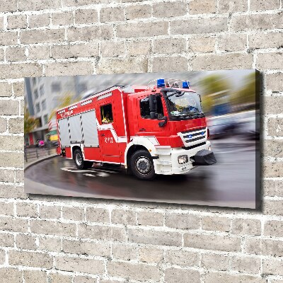 Tableau photo sur toile Camion de pompiers