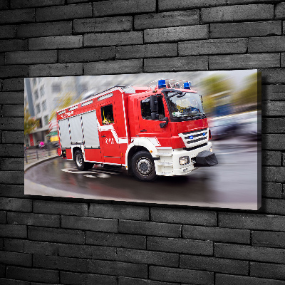 Tableau photo sur toile Camion de pompiers