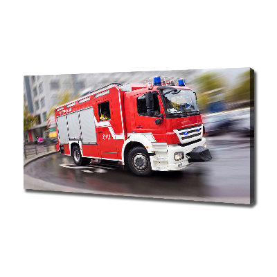 Tableau photo sur toile Camion de pompiers