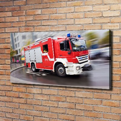 Tableau photo sur toile Camion de pompiers