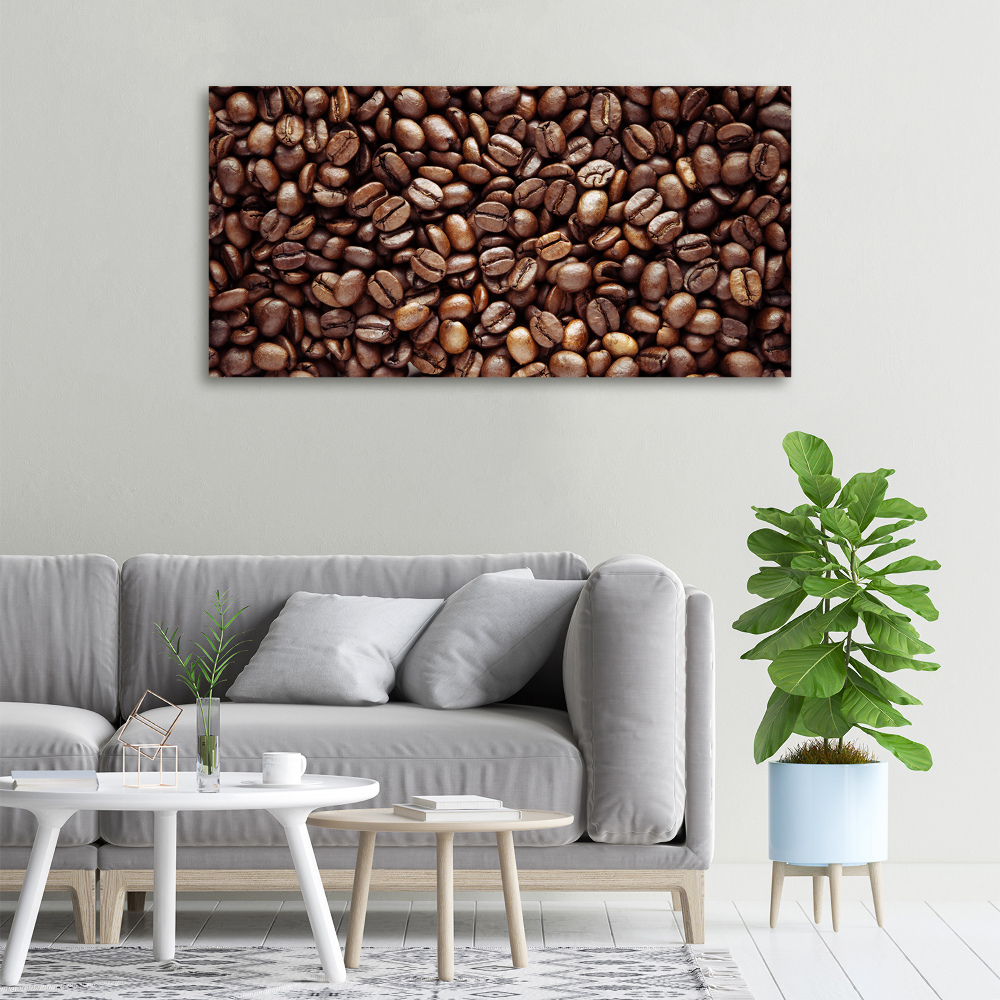 Tableau imprimé sur toile Les grains de café