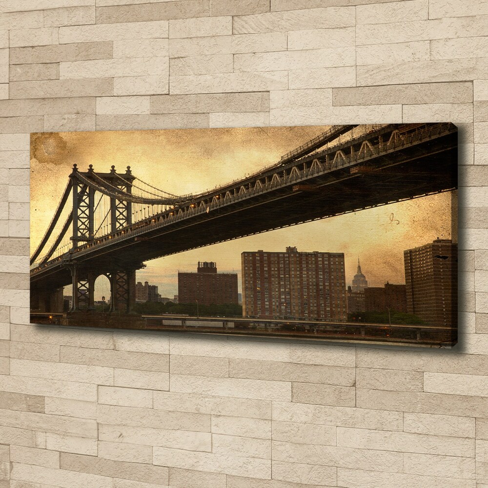 Tableau imprimé sur toile Manhattan