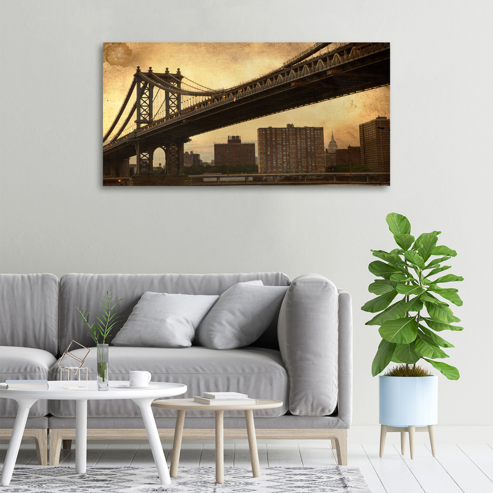 Tableau imprimé sur toile Manhattan