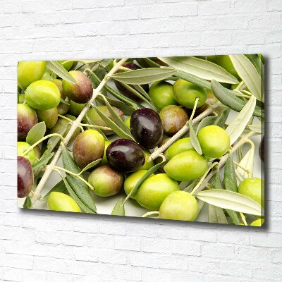 Tableau photo sur toile Olives fraîches