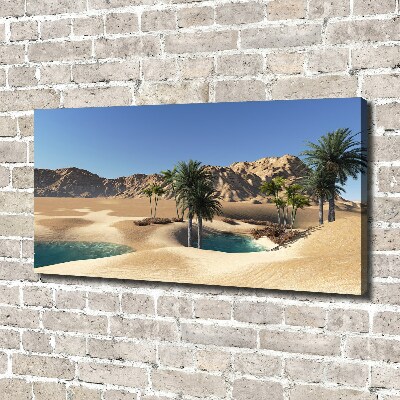 Tableau photo sur toile Oasis