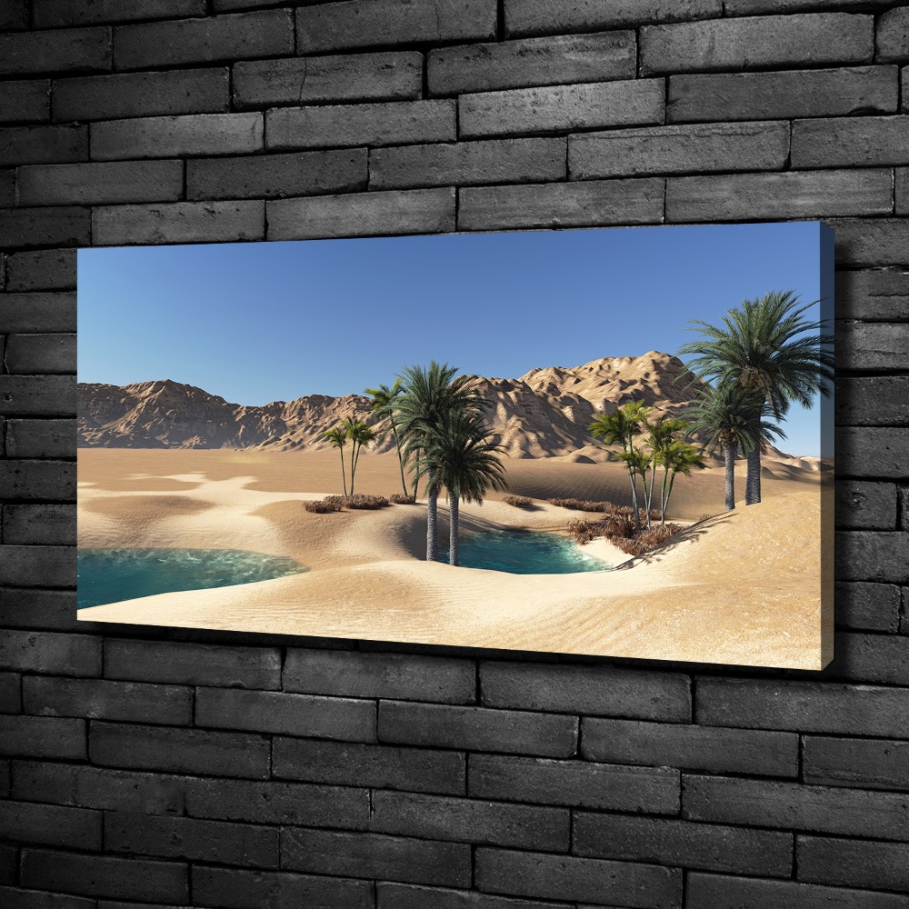 Tableau photo sur toile Oasis