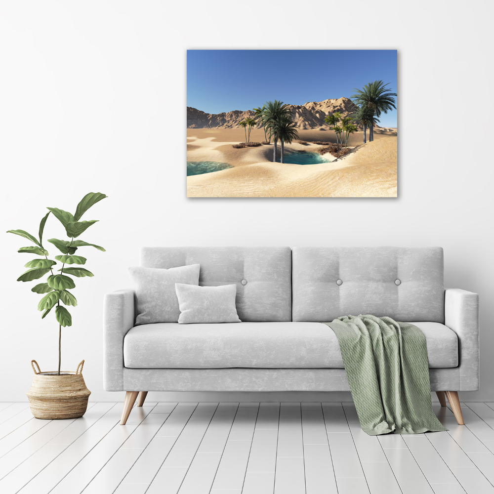 Tableau photo sur toile Oasis